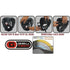 RDX T1 COMBOX FULL FACE HEAD GUARD/Blu-4